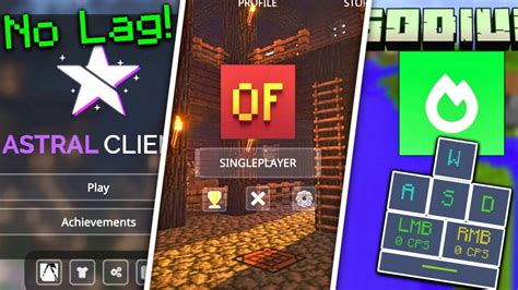 5 No Lag Fps Boost Clients For Mcpe 119 Minecraft Bedrock Edition