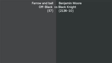 Farrow And Ball Off Black 57 Vs Benjamin Moore Black Knight 2136 10