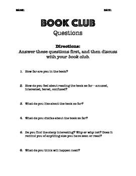 It's an event that may well be the catalyst for. Book Club Questions | Book club questions, This or that ...