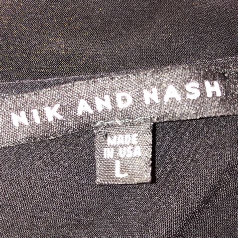 Nik And Nash Dresses Nik Nash Black And White Sleeveless Dress Sz L