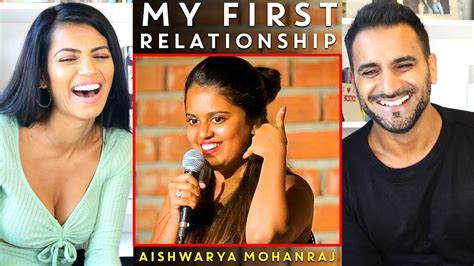 My First Relationship Stand Up Comedy Aishwarya Mohanraj Reaction Youtube