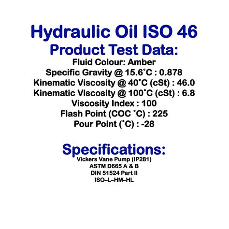 Hydraulic Oil Iso Fluid L Vg Westway High Grade Litres Din Ebay