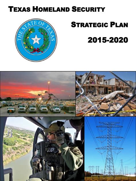 Texas Homeland Security Strategic Plan 2015 2020 Pdf Computer