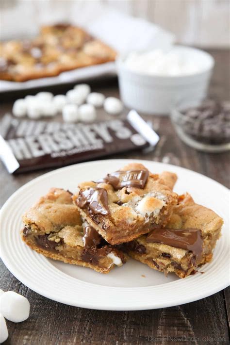 Smores Cookie Bars Video Dessert Now Dinner Later