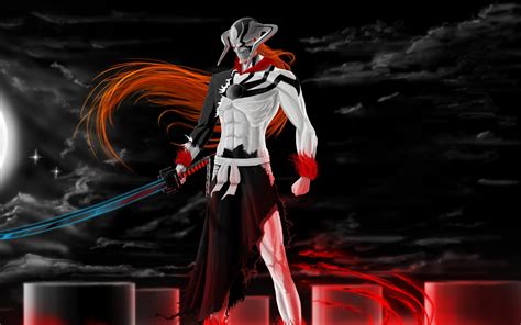 Ichigo Vasto Lorde Bleach Papel De Parede Para Celular Para Widescreen