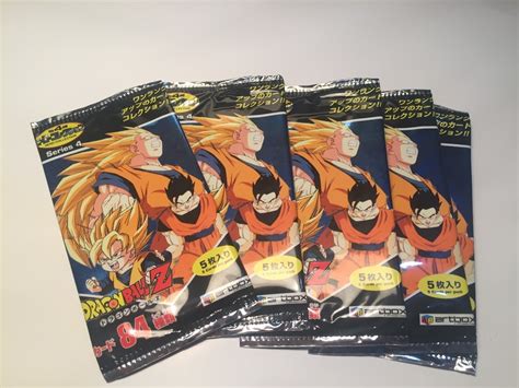 5 Sobres Tarjetas Dragon Ball Z Hero Collection Part 4 8 Mercado