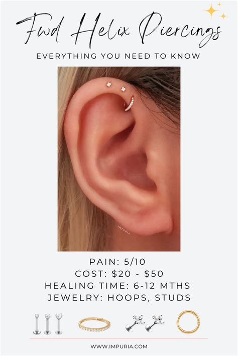 The Ultimate Guide To Ear Cartilage Piercings Impuria Ear Piercing