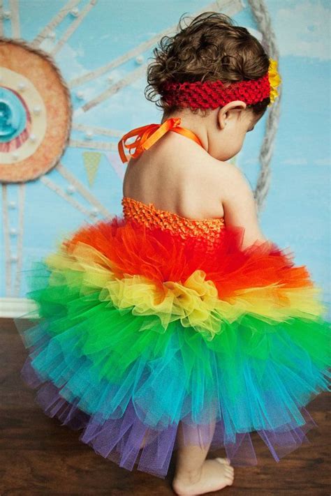 Rainbow Tutu Dress Rainbow Tutu Rainbow Dress Rainbow Baby Etsy