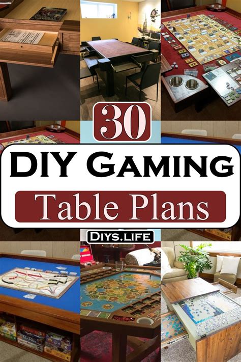 30 Diy Gaming Table Plans Anyone Can Make Diys 170 Board Game