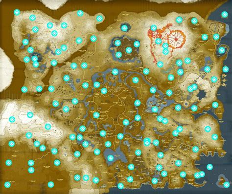Zelda Botw Shrine Map