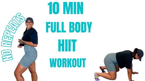 10 Min Full Body Workout Follow Along No Repeats Youtube