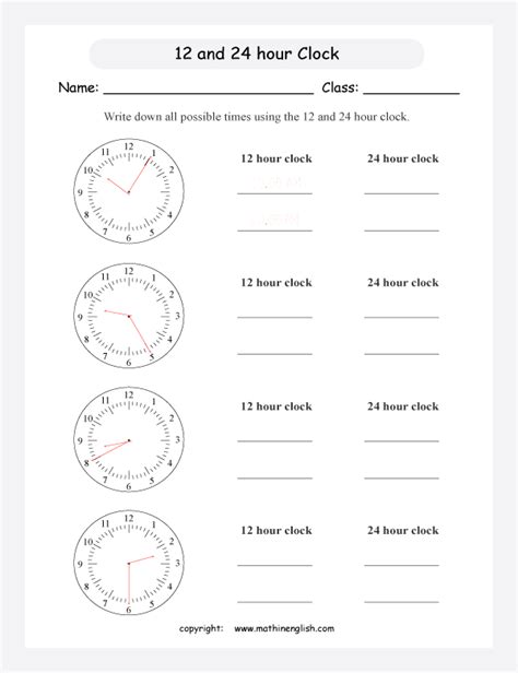The former is usually referred to colloquially as military time. Math 24 Game Worksheets - free printable math games dr ...
