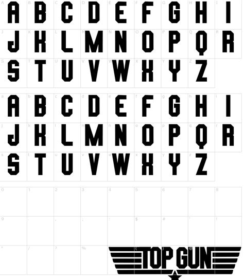 Top Gun Font Download