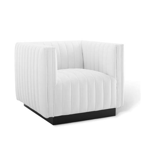 Check out our fabric armchair selection for the very best in unique or custom, handmade pieces from our chairs & ottomans shops. Conjure Tufted Upholstered Fabric Armchair White