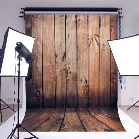 Lelinta Studio Photo Video Photography Backdrop 5x7ft Brown Wooden