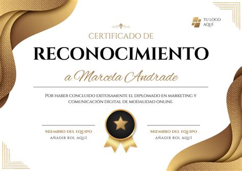 Plantillas De Certificados Gratis Y Editables Canva