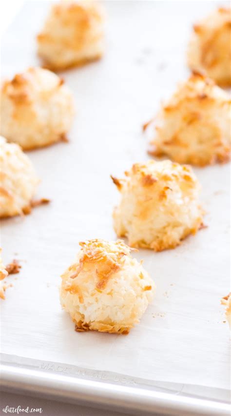 Easy Coconut Macaroons A Latte Food