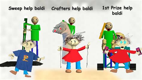Best 3 Mods 1st Prizesweep And Crafters Help Baldis Baldis Basics