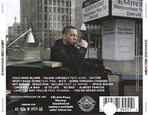 Eminem Recovery Booklet Genius