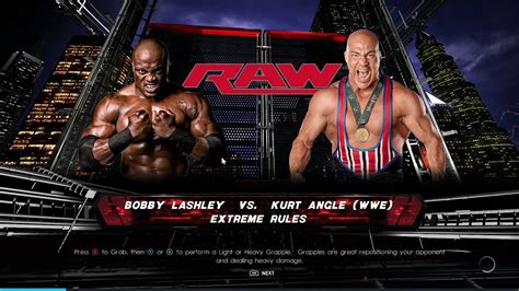 WWE 2K22 Bobby Lashley Vs Kurt Angle YouTube