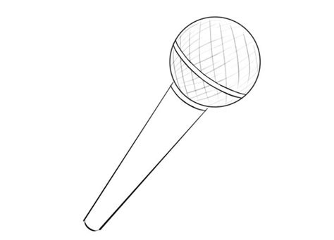 Microphone Coloring Page Coloringpagez