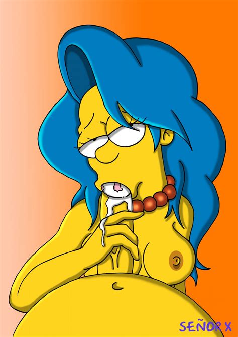 Rule 34 Breasts Color Cum Fellatio Female Giver Pov Homer Simpson