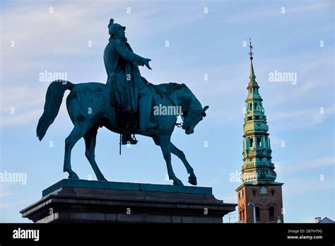 Copenhagen Denmarks Capital Equestrian Statue Of Frederick Vii In