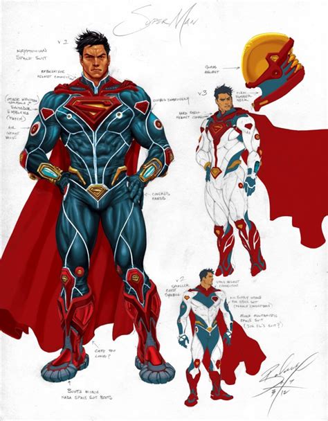 Krytonian Space Suit 748×960 Superman News Superhero