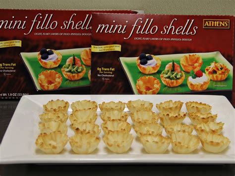 Check out our favorite recipes made with phyllo dough, including sweet tarts, cheesy appetizers, savory you bought a box of phyllo pastry and that second sleeve has been lingering in your fridge for these dessert hors d'oeuvres are wonderfully crisp and chewy, with deep flavor from the dates. White Chocolate Mousse in Phyllo Cups ~ A quick and easy ...