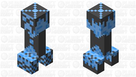 Accient Creeper Gardian Ice Minecraft Mob Skin