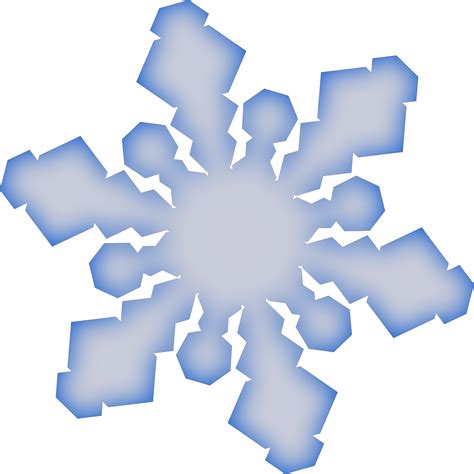 Simple Snowflake Clipart Clipart Best