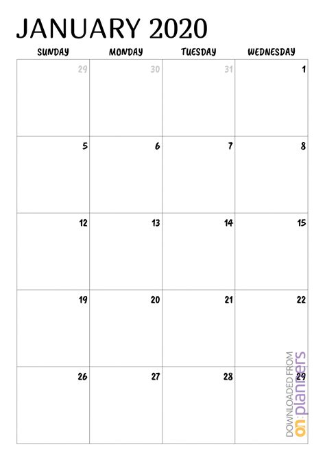 Extraordinary Month At A Glance Calendar Free Editable • Printable