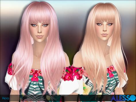 Hero Hair By Alesso At Tsr Sims 4 Updates