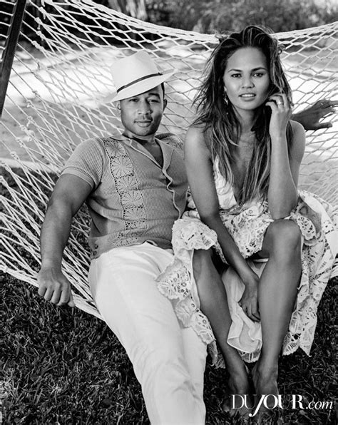 Chrissy Teigen Poses Completely Naked In Sexy Dujour Shoot With Husband John Legend See The