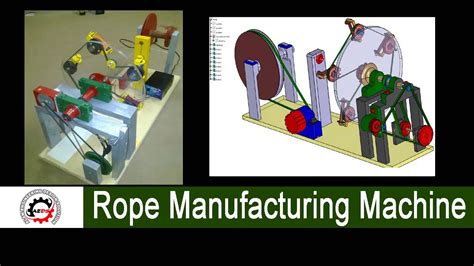 Rope Making Machine 02 Operational Model Working Of Rope Machine