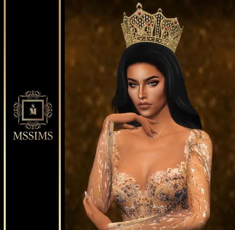 Miss Grand Thailand 2019 Crown For The Sims 4 Sims 4 Sims Sims 4 Mods Clothes