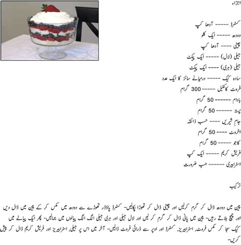 How to easy chocolate cake recipe. American Trifle - Recipes in Urdu & English