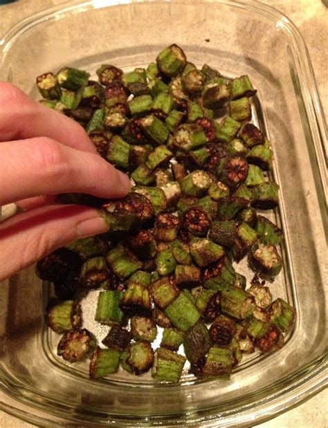 This recipe is whole30 compliant. Paleo Crispy Baked Okra - Nourished and Grounded