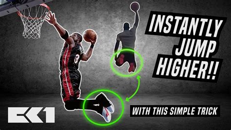 How To Jump Higher Instantly How To Dunk With This Simple Trick