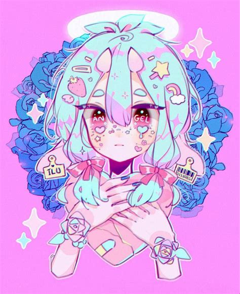 Pin By Ash Thecat On ᯾ Random ᯾ Pastel Goth Art Aesthetic Anime