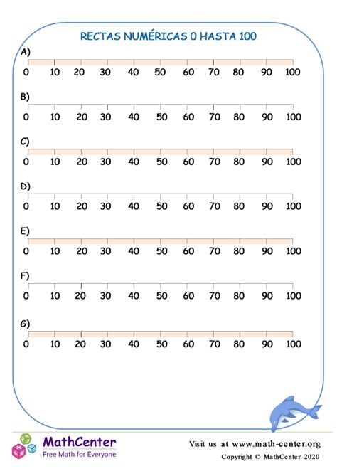 Primer Grado Hojas De Aprendizaje Números Hasta 100 Math Center