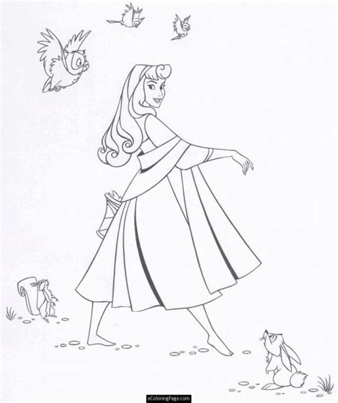 Detail Mewarnai Gambar Princess Aurora Koleksi Nomer 27