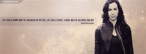 Irony is the use of words to convey the opposite of their literal meaning. Alanis Morissette Ironic Quote Facebook Cover ...