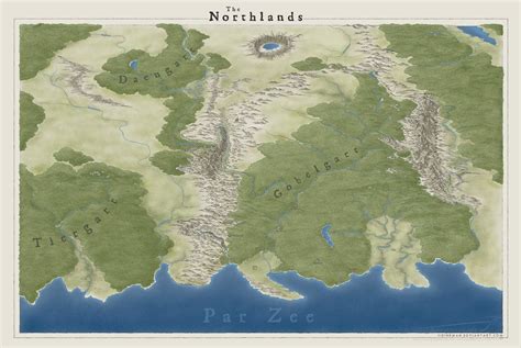 The Northlands Imaginary Maps Fantasy Map Fantasy World