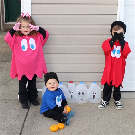 Cheap to make, and fun to put together. Pac-man Family Costume