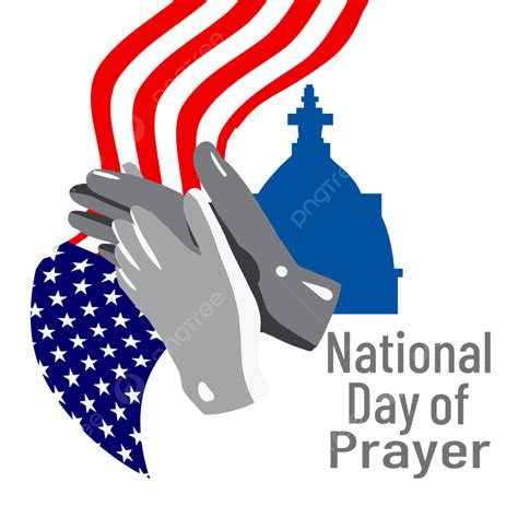 National Day Of Prayer Clipart Vector National Prayer Day Flat Wind