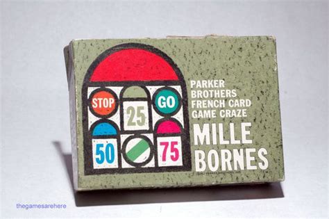 Mille Bornes French Card Game From Parker Brothers 1962 Etsy Card