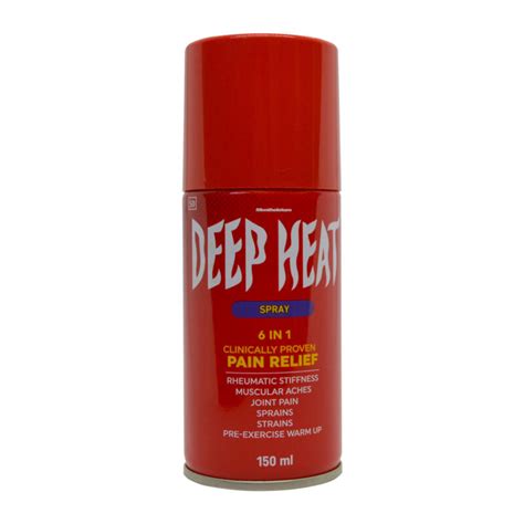 Deep Heat Spray 150ml Be Safe Paramedical