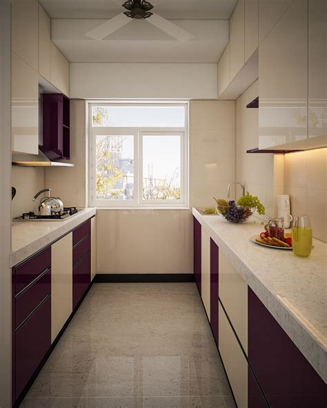 Parallel Style Modular Kitchen Interior Design Kitchen Simple
