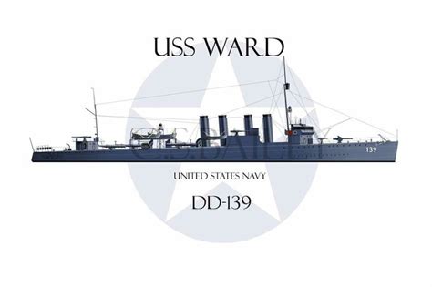 Uss Ward Art Of C Naval History Navy